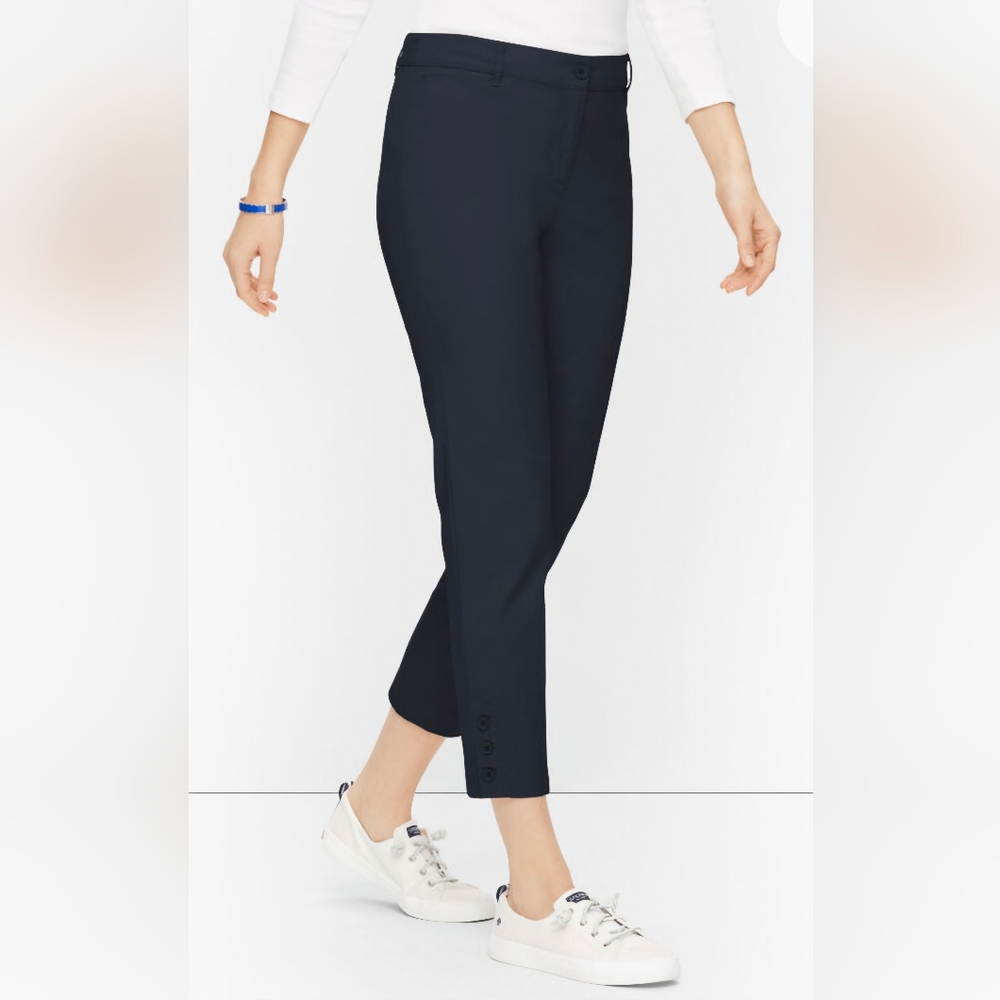 Talbots Heritage Fit Cropped Capri Pants size 10P